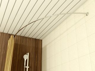 Карниз для ванны Relisan Tugatty Ariadna 170х110 Гл000001278 Хром